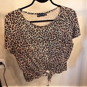 Animal Print Pretty Little Thing short sleeve
